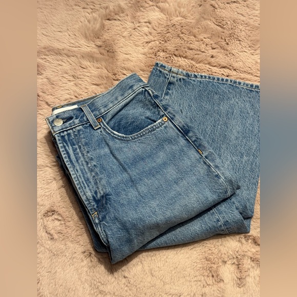 Denim Forum The Farrah Hi-Rise Wide Jeans Size 27 - Picture 6 of 7